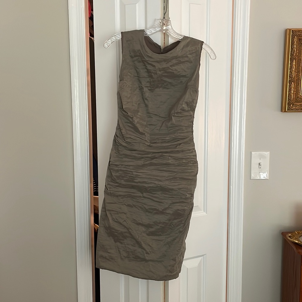 Nicole Miller ruched dress in size 12